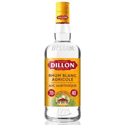 DILLON RHUM BLANC 70cl Livraison à Domicile 7/7 En 30 Min