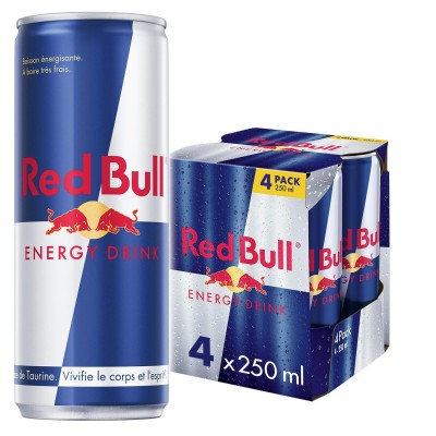 RED BULL PACK 4X25Cl Livraison à Domicile 7/7 En 30 Min