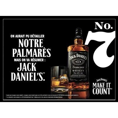 JACK DANIEL'S  70CL Livraison à Domicile 7/7 En 30 Min