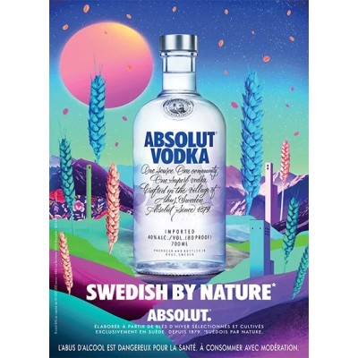 Absolut 70Cl Livraison à Domicile 7/7 En 30 Min